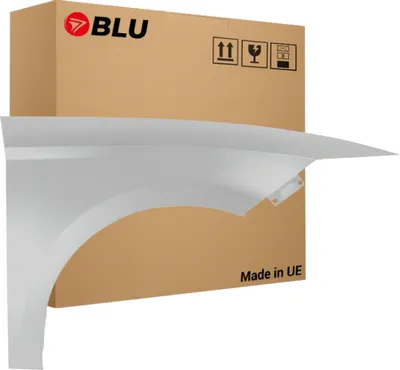 Image de BLU Aile Compatible avec Seat Leon III 3 5F LX7W Droite Silber EisSilber | 2012-2020 | Avant | Peint| Prêt à Monter | Acier