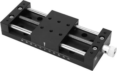Produktbild von Famanu Schiebetisch - Präzisions-Tisch - Feineinstellung Messen - Aluminiumlegierung - 60 x 80 mm