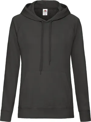 Produktbild von Fruit Of The Loom Damen Kapuzenpullover / Kapuzen-Sweatshirt / Hoodie, tailliert BC2657 (XL) (Hellgrau)