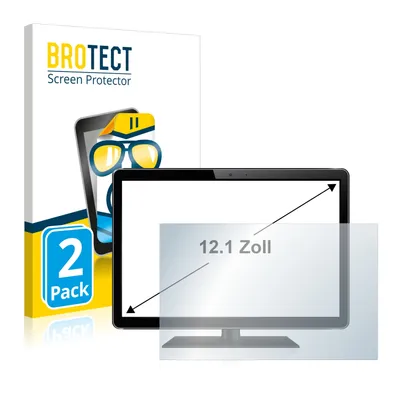 Produktbild von 2x Schutzfolie für Kassensysteme mit 30.7 cm (12.1 Zoll) Displays 247 x 186 mm BROTECT Displayschutz Display Schutz Folie Klar Transparent