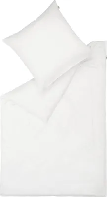 Produktbild von SCHÖNER WOHNEN-Kollektion Ganzjahresbettwäsche PURE 2.0 Weiß 2er Set (200x200 + 2x80x80)