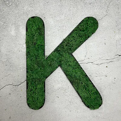 Produktbild von Islandmoos – Buchstabe K/Grasgrün