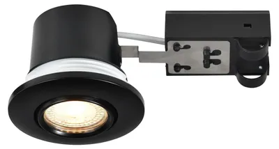 Produktbild von Nordlux - Einbaustrahler Umberto - Schwarz - 8 cm