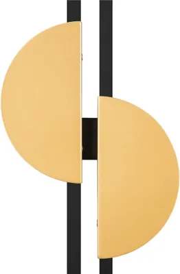 Produktbild von Maytoni Skyline Wandleuchte 23W, LED, Aluminium Schwarz/Gold, 79cm, 4000K