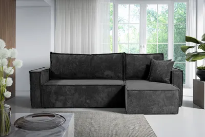 Produktbild von Intenso Ecksofa mit Schlaffunktion Innez, Dunkelgrau