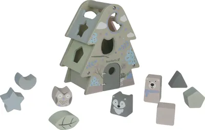 Produktbild von EverEarth, Tannenbaumsortierspiel Pastell, EE33783