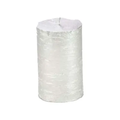 Productafbeelding van Branded kaars, Ø 5 x 8 cm - zilver - brandduur: ongeveer 20 uur.