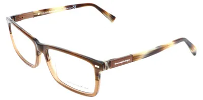 Produktbild von Ermenegildo Zegna EZ5046 Brown horn 57/15/140 Herren Brillen
