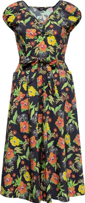 Produktbild von Queen Kerosin Swing Kleid - Hibiscus L