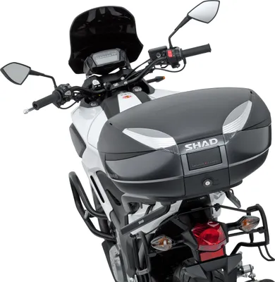 Immagine prodotto di Shad Topcase SH48 mit Universaladapterplatte, 48L Stauraum, Press-Lock