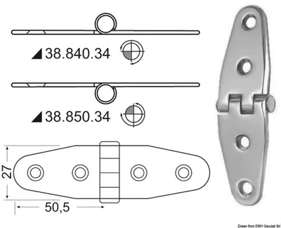 Obrázok produktu pre Záves obrátený 101x27 mm , 1 kus