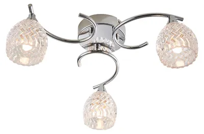 Zdjęcie produktu dla Lampa wisząca BOYER chromowana 3xG9x40W metal wym:13,5x40x40cm IP20 Endon
