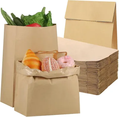 Produktbild von Braune Papiertüten 30x20x12 cm für Geschenke und Feiern