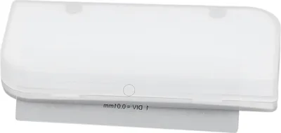 Immagine prodotto di vetro di calibrazione per microscopio e telecamera con passo di 0,01 mm per la calibrazione