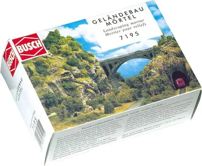 Produktbild von Busch 7195 - Geländebau Mörtel, braun