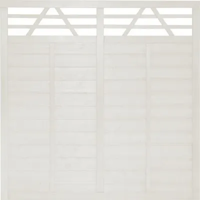 Produktbild von Zaun Hauptelement Konsta Venga 180 x 180 cm cremeweiß
