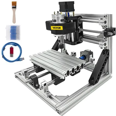 Obrázok produktu pre 1610 CNC gravírovací stroj, fréza, 3-osový CNC router, 24 V frézka, CNC 16 x 10 x 4,5 cm, sada na gravírovanie