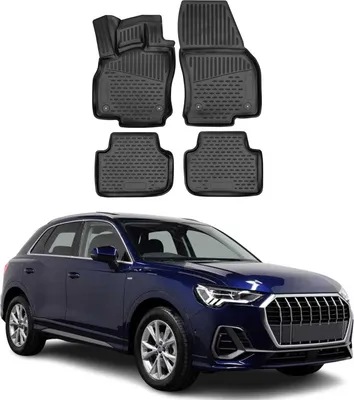 Immagine prodotto di 2018-2025 Audi Q3 Q3 Sportback tappetini TPE nero 4 pz