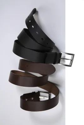 Produktbild von Club of Comfort - Herren Leder Stretch Gürtel (50), Farbe:Schwarz (10), Länge:95