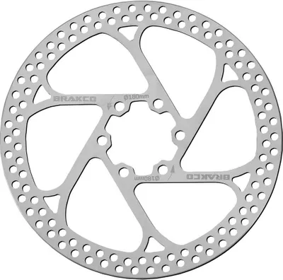 Image de Brakco Dr15 6b, disque de frein de 1,8 mm, argenté, diamètre 160 mm