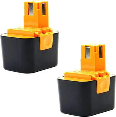 Image de CELLONIC 2x Batterie pour Outil Compatible avec Panasonic EY3654, EY3654 NQW, EY3654CQ, EY9066 - (3000mAh, 7.2V)