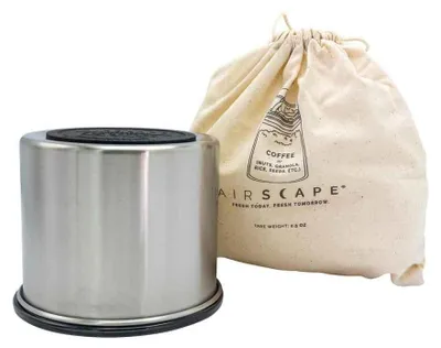 Produktbild von Airscape® Edelstahl-Aromabehälter klein, silber gebürstet
