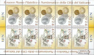 Produktbild von Briefmarken Vatikanstadt 2007 Mi 1590-1591Klb Kleinbogen (kompl.Ausg.) postfrisch Philatelie und Numismatik