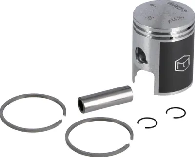 Image de Piston Ø44.96mm, pour douille en fonte grise, 2 anneaux, fonte - Simson S50, KR51/1 Schwalbe, SR4-2 étoile, SR4-3 Sparber, SR4-4 Hawk