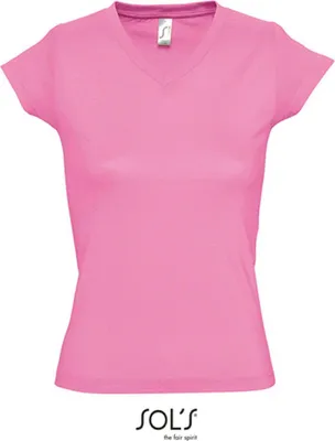 Produktbild von SOLs 11388 | Ladies V-Neck Moon Damen T-Shirt - Farbe: Orchid Pink - Größe: XXL