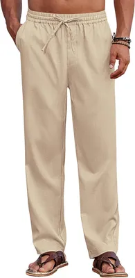 Produktbild von Herren Freizeit Sommerhosen Leicht Luftdurchlässig Bequem Stilvoll Beige S