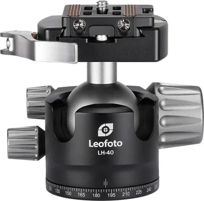 Produktbild von Leofoto Stativ-Kugelkopf LH-40LR + Schnellwechselplatte NP-50