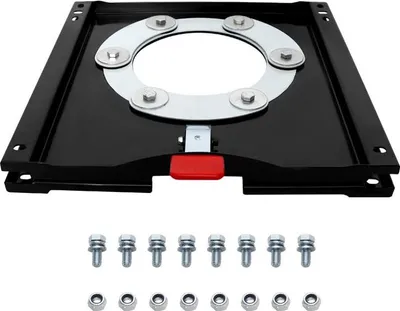 Produktbild von Fiat Ducato Boxer Sitz - Manuelle Drehsitzkonsole - Fahrer oder Beifahrer - Wohnmobil Camper - ab Baujahr 2007 - Schwarz