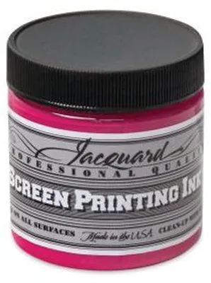 Produktbild von Jacquard Siebdruckfarbe 118 ml Rubinrot - Textilfarbe permanent