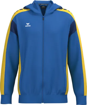 Produktbild von Erima Celebrate 125 Trainingsjacke mit Kapuze New Royal/Gelb Junior - 140