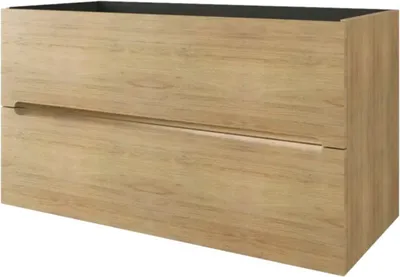 Produktbild von Waschtischunterschrank Baden Haus Kim BxHxT 100 x 55 cm x 45,6 cm Frontfarbe tabacco holzdekor matt 55987
