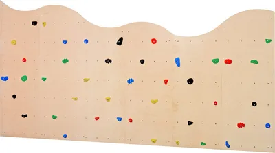 Produktbild von Kletterwand, Turnwand, Klettergerüst, Kids inkl. 40 Klettergriffe, 6-tlg.