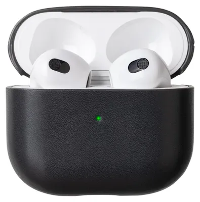 Zdjęcie produktu dla Native Union Leather Case, Black - Airpods 3