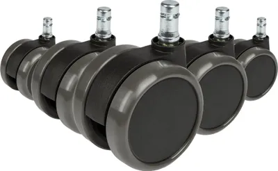 Obrázek produktu pro hjh Kancelářská židle kolečko ROLO 619010 tvrdá podlaha 11x65mm 5ks.