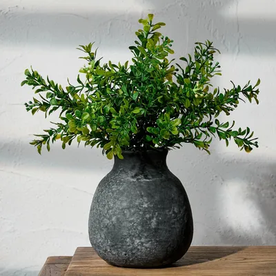 Productafbeelding van Omgoods - Rustieke Keramische Vaas van 15 cm voor Thuisdecoratie