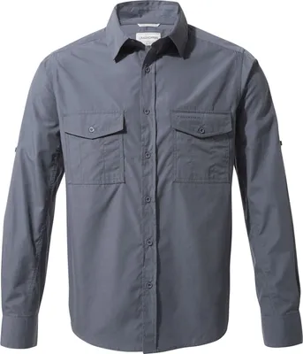 Produktbild von Craghoppers Herren Kiwi Langarmhemd Ombre Blue S