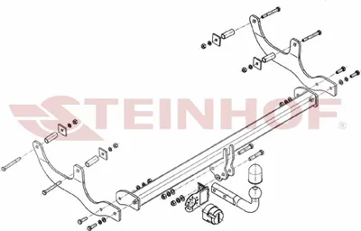 Produktbild von Z546299 Anhängerkupplung passend für DACIA Sandero I 2008-2012 starr