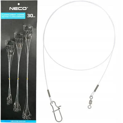 Zdjęcie produktu dla Zestaw Przyponów Fluorocarbonowych Neco 30 Szt. – 15/20/25 Cm – 15 Kg