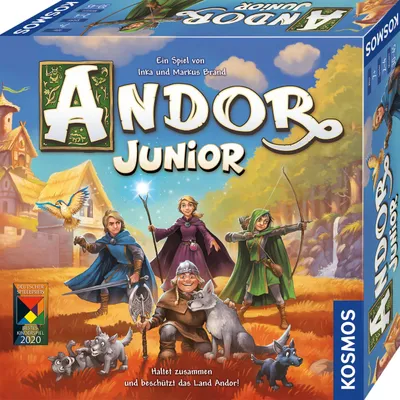 Produktbild von Kosmos Andor Junior, Brettspiel, Reisen/Abenteuer, 7 Jahr(e), Familienspiel