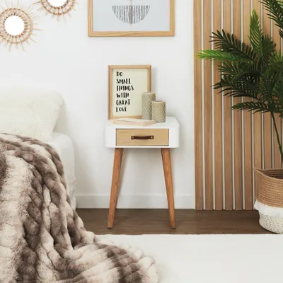 Produktbild von Eiche 1 Grau Holz Schublade Home Deco Fabrik