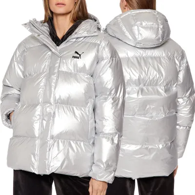 Produktbild von Puma kurtka damska zimowa srebrna Classics 589584 10 M