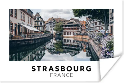Produktbild von MuchoWow® Poster Frankreich - Architektur - Wasser 180x120 cm - Fotoplakat