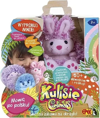 Zdjęcie produktu dla Kulisie - plusz interaktywny różowy Królik