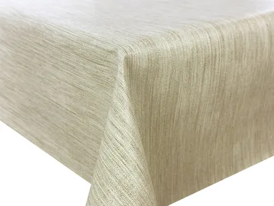 Zdjęcie produktu dla Cerata Na Stół Obrus Zmywalny Wodoodporny Ogrodowy Jednokolorowy Beżowy Płótno Fantastik 733-11 100x140 cm