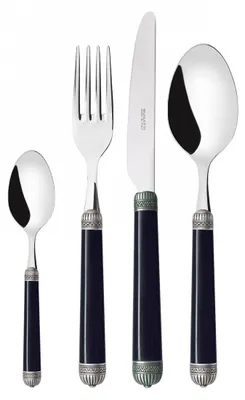 Productafbeelding van DORICO Ghiera Argento Anticato, Bestekset, 24 delen, Presentatieverpakking, Casa Bugatti