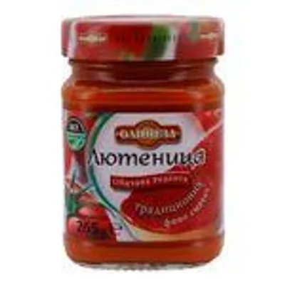 Олинеза Лютеница (Traditionelle Rezeptur), 265 g – Fein gemahlener Klassiker aus Bulgarien